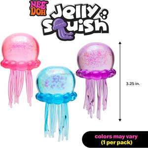 NEEDOH Jelly Squish Toy Medusa Glitterata Antistress Giocattolo Sensoriale per Bambini e Adulti per Alleviare l'Ansia - Product Image 1