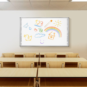 Pizarra inteligente interactiva táctil infrarroja de 100 pulgadas con proyector y conectividad informática para el aula escolar - Product Image 1