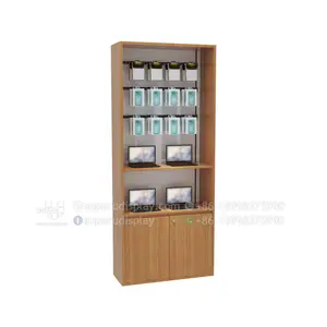 Phone Store Retail Stand Mobile Phone Accessories Store Furniture Wood Cell Phone Accessory Wall Showcase Shop Display Furniture