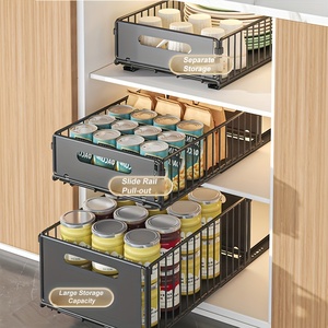 Miễn phí khoan nhà bếp đồ dùng phòng tắm nhà vệ sinh lưu trữ dưới bồn rửa góc rustproof lưu trữ <span class=keywords><strong>Organizer</strong></span> gấp có thể gập lại món ăn giá - Product Image 3