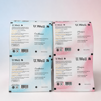 Film de laminage souple et flexible personnalisé, rouleau brillant résistant à l'humidité, plastique laminé pour sachets de shampoing et de gel douche