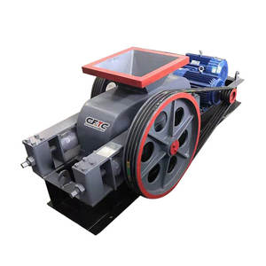Mini concasseur à double rouleau 5-10t/h avec moteur AC, roulement et boîte de vitesses pour l'exploitation minière/la construction - Product Image 1