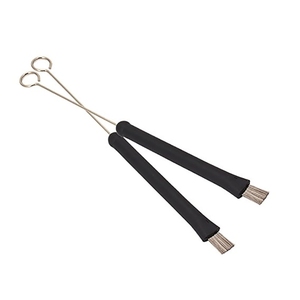 Cepillos de tambor de Jazz de alambre de acero retráctil, baquetas de percusión de 32cm con asas de plástico, accesorios musicales - Product Image 4