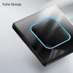 Bouton de réinitialisation mural de type 86, lumière LED, verre trempé, écran tactile 4 broches, vie intelligente, prise interrupteur bidirectionnelle - Product Image 3