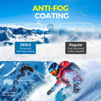 Lunettes de ski BAOLIDEN JR019-A pour grandes têtes, taille XL, avec protection UV, lentilles cylindriques de haute qualité, pour l'extérieur