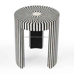Fantastic Design Resin Inlay Living Room Furniture Round <b>Coffee</b> Side <b>Table</b> Fancy at Affordable Price Resin Use For Home & Hotels - Product Image 3