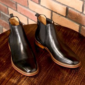 Nuevas Botas Formales de Negocios para Hombre, Estilo Italiano, Cuero Genuino de Alta Calidad, Botines Elegantes, Zapatos de Lujo para Hombre en Tallas Grandes - Product Image 3