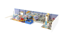 Parque Infantil Interior Comercial para Niños, Castillo Inflable Personalizado, Centro de Juegos Infantil Ecológico para Centros Comerciales