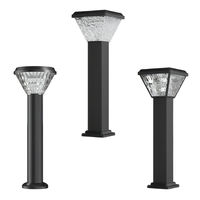 IP65 étanche 10W-50W LED lumières de jardin pour patio extérieur pelouse voie décor corps en plastique pour parc paysage