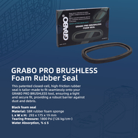 Accesorio de Sellado de Espuma de Silicona Patentado de Doble Capa y Grosor Extra Delgado, Accesorio de Sellado de Goma SBR para Herramientas Grabo