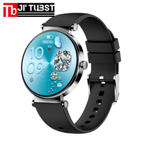 Montre connectée Y16 1.32 AMOLED avec GPS, suivi de l'oxygène sanguin et du sommeil, appels Bluetooth, assistant vocal magnétique, bracelet en gel de silice, étanche IP68, recharge rapide