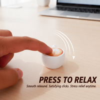 Porte-clés personnalisé avec logo, tasse à café, jouet anti-stress, clavier interactif, cadeau promotionnel, vente en gros