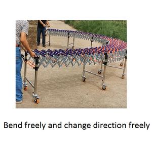 Güçsüz katlanır teleskopik silindir Underloading konveyör bant taşıma ve boşaltma slayt - Product Image 3