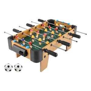 Pequeña mesa de juego de Futbolín de <span class=keywords><strong>madera</strong></span> para niños y adultos, juego deportivo familiar, mesas de fútbol MDF, juguete, Mini juego de mesa de fútbol con barra de puntuación - Product Image 1