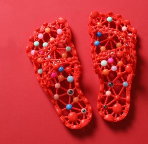 Sandales de moxibustion antidérapantes pour l'intérieur Sandales de massage des pieds pour la réflexothérapie d'été avec prévention de la glissance - Product Image 6