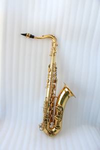 Saxophone ténor professionnel en gros avec laque dorée chinoise <span class=keywords><strong>soprano</strong></span>, tonalité dorée BB, accessoires, instrument à vent en laiton de qualité - Product Image 2