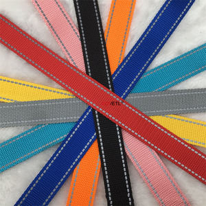 高強度UHMWPE反射ストラップ耐摩耗性アンチエイジングUHMWPEウェビング明るい色夜間警告反射ウェビング - Product Image 3