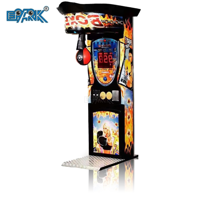 Chinese Sturdy Strength Test Ticket Vending Coin Operated Games Arcade Punching Punch Boxing Machine