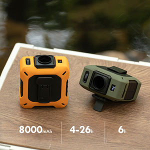 Ventilador de Cintura Recargable de 10000mA, Ventilador Portátil para Colgar en el Cuello, Ventilador de Refrigeración para Deportes y Trabajo al Aire Libre, 5 Velocidades Ajustables, Banco de Energía - Product Image 5