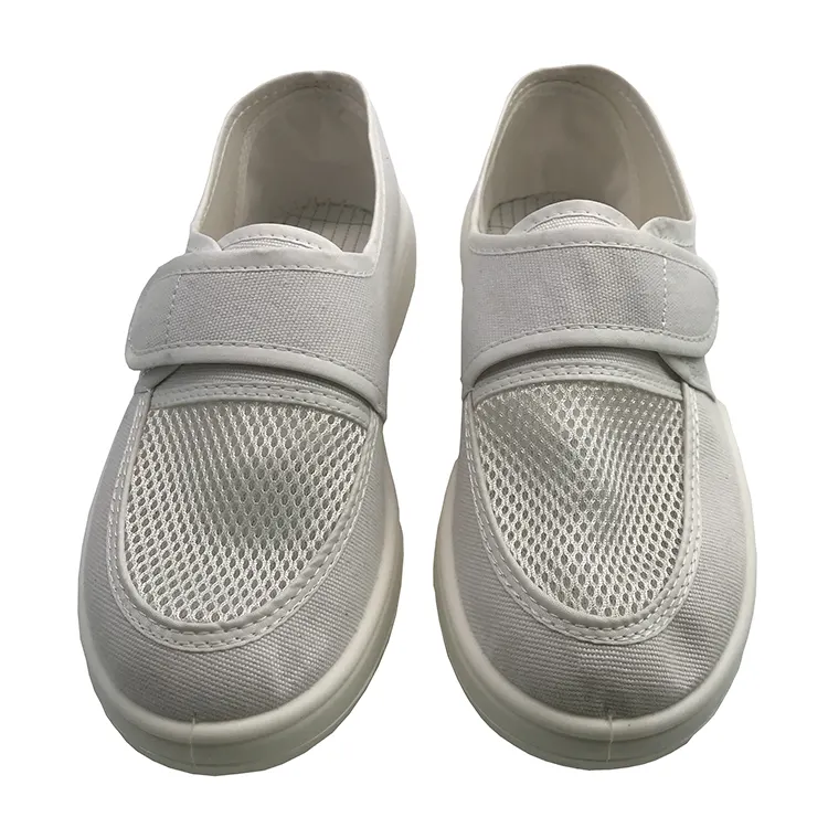 Фабричная лабораторная дышащая Антистатическая белая удобная Легкая защитная обувь для экологически чистых помещений