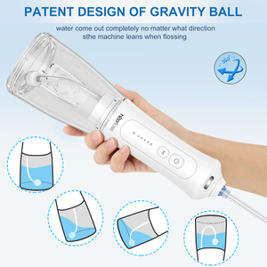 H2ofloss populaire type-c irrigateur oral appareils de soins bucco-dentaires rechargeables 5 modes de travail jet d'eau <span class=keywords><strong>dentaire</strong></span> pour le nettoyage des dents - Product Image 6