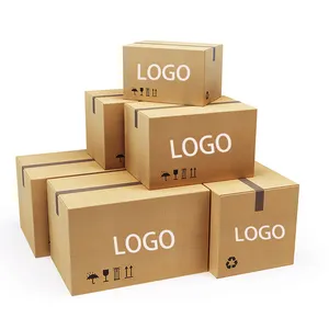 Caja de cartón Kraft reciclable, embalaje de karton, caja pequeña corrugada, cajas de cartón para embalaje, envío de comercio electrónico