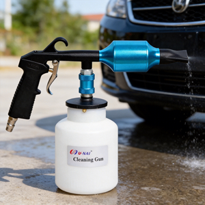 Pistola de limpieza de aire multifuncional con herramienta de lavado de motor y pulverizador para eliminación de polvo de frenos, rango de operación de 60-120 PSI. En stock. - Product Image 6