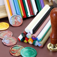 Barras de Cera para Sellar Redondas de Colores Variados, Barras de Cera Vintage para Sellar Sobres e Invitaciones, Venta al por Mayor
