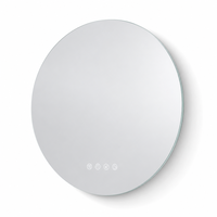 Miroir sans cadre moderne de haute qualité avec ampoules LED durables, commande tactile intelligente et fonction mémoire