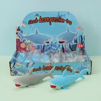 Produit phare : Jouet anti-stress à presser en forme de grand requin, figurine créative à récupération lente, décoration et accessoire de bureau, vente en gros