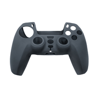 Housse de protection en silicone souple antidérapante de couleur unie ergonomique pour manette PS5, accessoires de jeu
