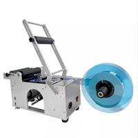 Machine d'étiquetage de bouteilles rondes cosmétiques avec codeur de date pour les bouteilles de shampoing, de crème et d'huiles essentielles