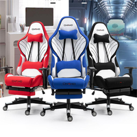 Chaise de jeux en cuir de haute qualité, mobilier de bureau à domicile, chaise de jeux en cuir