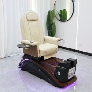 Meilleur <span class=keywords><strong>fauteuil</strong></span> professionnel de luxe personnalisable avec logo pour salon de manucure, massage des pieds et spa, et réparation des ongles - Product Image 6