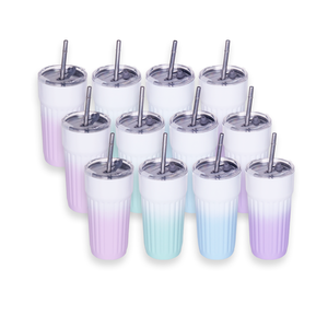 Vente en gros OEM de gobelets isothermes en acier inoxydable à double paroi, sans BPA, couleur Graduate, 590 ml - Product Image 2