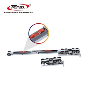 Temax M981D caricamento 80KG Min <span class=keywords><strong>porta</strong></span> larghezza 600mm <span class=keywords><strong>porta</strong></span> scorrevole appendiabiti sistema <span class=keywords><strong>porta</strong></span> scorrevole per armadio Hardware - Product Image 3