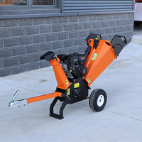 Broyeur à bois à essence 7HP GS100, capacité de 100 mm, broyeur de branches à tambour, 115 kg, broyeur à bois professionnel pour usage agricole