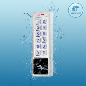 12V Smart Security Standalone toegangscontrolelezer Deurslot Waterdicht metalen toetsenbord - Product Image 1