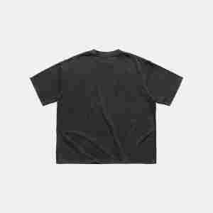 T-shirt court SINS BOXY 100% coton, col rond, style streetwear, manches courtes, tissu épais - Product Image 5