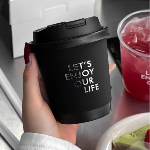 Vasos de Papel Desechables <span class=keywords><strong>para</strong></span> Café con Logotipo Personalizado de Xiamen, de 4oz a 24oz, Doble Pared con Tapa <span class=keywords><strong>para</strong></span> Cafetería, Restaurante, Bebidas <span class=keywords><strong>para</strong></span> Llevar - Product Image 1