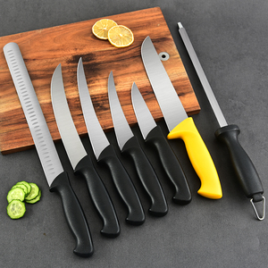 Pro 7 pollici 5CR15MOV in acciaio inox scuoiatura coltello <span class=keywords><strong>da</strong></span> Macellaio di Rottura delle Cimitar Coltello-con PP e TPR maniglia - Product Image 2