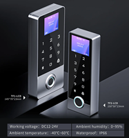 IP68 El nuevo metal WIFI TUYA Tarjeta RFID Sistema de Control de Acceso de puerta independiente control de acceso de contraseña de huellas dactilares