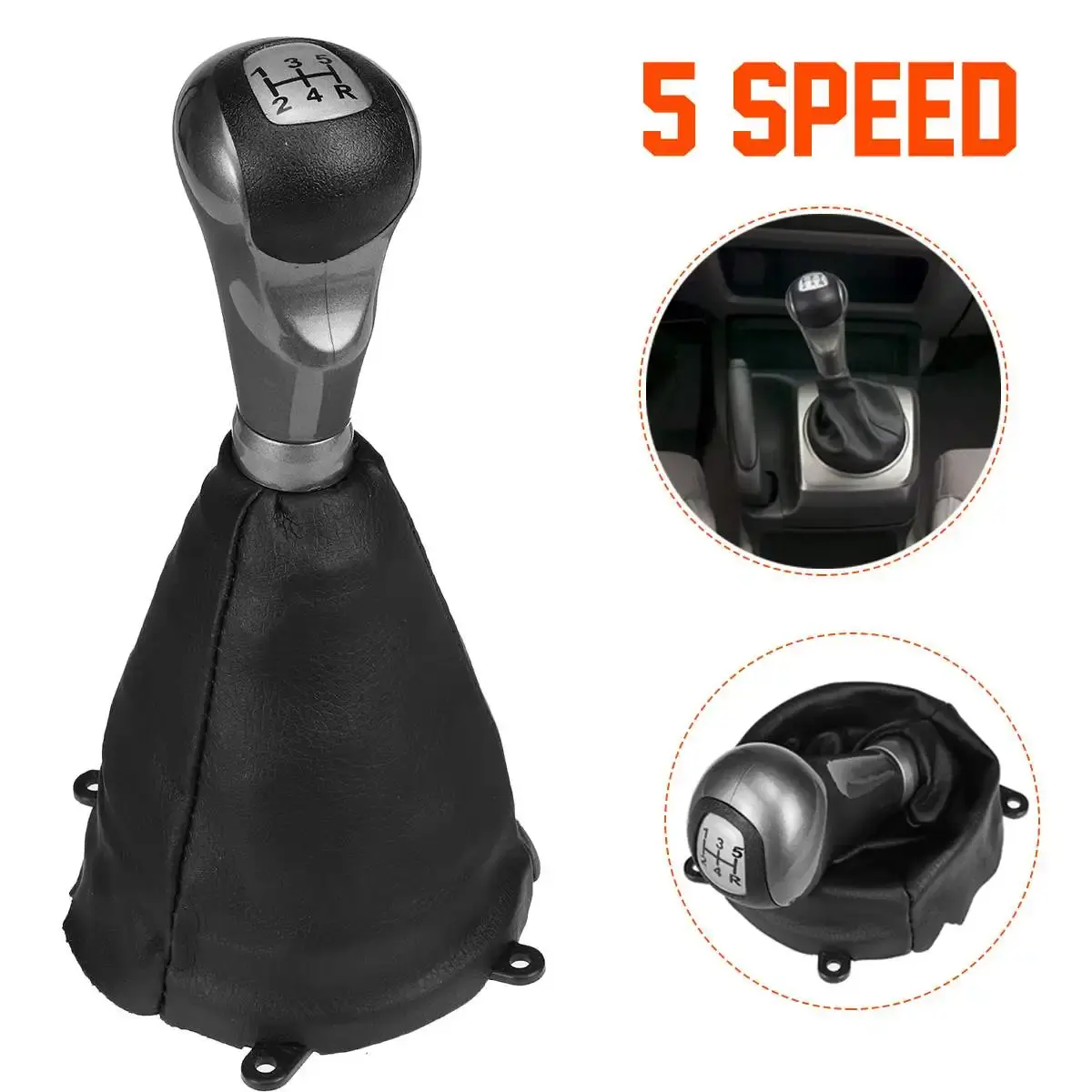 Ensemble argenté 5 vitesses