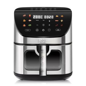 Tuya Smart WiFi Air Fryer with OLED Display Plastic PC Flip <strong>Design</strong> Linux <strong>Operation</strong> <strong>System</strong> for Home or Hotel <strong>Use</strong> - Product Image 2