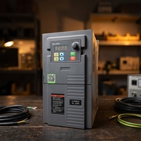 Konverter Frekuensi Variabel AC Senchuan Model Berkualitas Tinggi 220V/380v 0.75KW-1.5KW Satu Fasa Tiga Fasa Kontrol VFD IP20