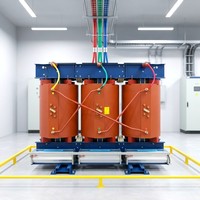 Transformateur sec 30kVA-100kVA triphasé 6kV-35kV 220V-660V en résine époxy pour la distribution d'énergie électrique, personnalisé