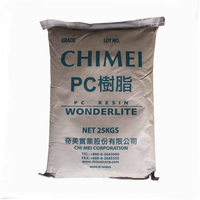 Résine PC Chimei Wonderlite PC-110 à viscosité moyenne, granulés de polycarbonate transparents pour moulage par injection général