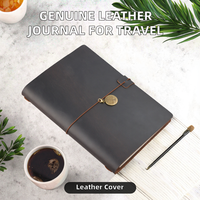 Carnet en cuir véritable pour écrire, pages lignées, unisexe, cadeau pour l'automobile et les voyages