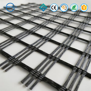 Geomalla de punto de urdimbre Venta De fábrica fibra de vidrio de asfalto <span class=keywords><strong>EGA</strong></span> poliéster PET geomalla geotextiles compuestos fibra de vidrio GEO rejilla precios - Product Image 2