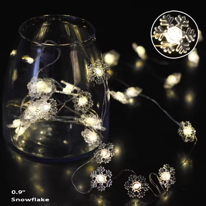 Guirnalda de Luces LED a Pilas en Oferta - Luces Decorativas de Alambre de Cobre, Resistentes al Agua, para Navidad, Bodas, Fiestas y Jardín - Product Image 2